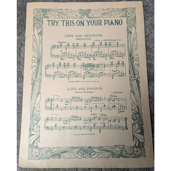 Humoreske A Parisian Novelty Sheet Music PIANO ANTON DVORAK OP 101 NO 7 STARMER - Picture 4 of 4